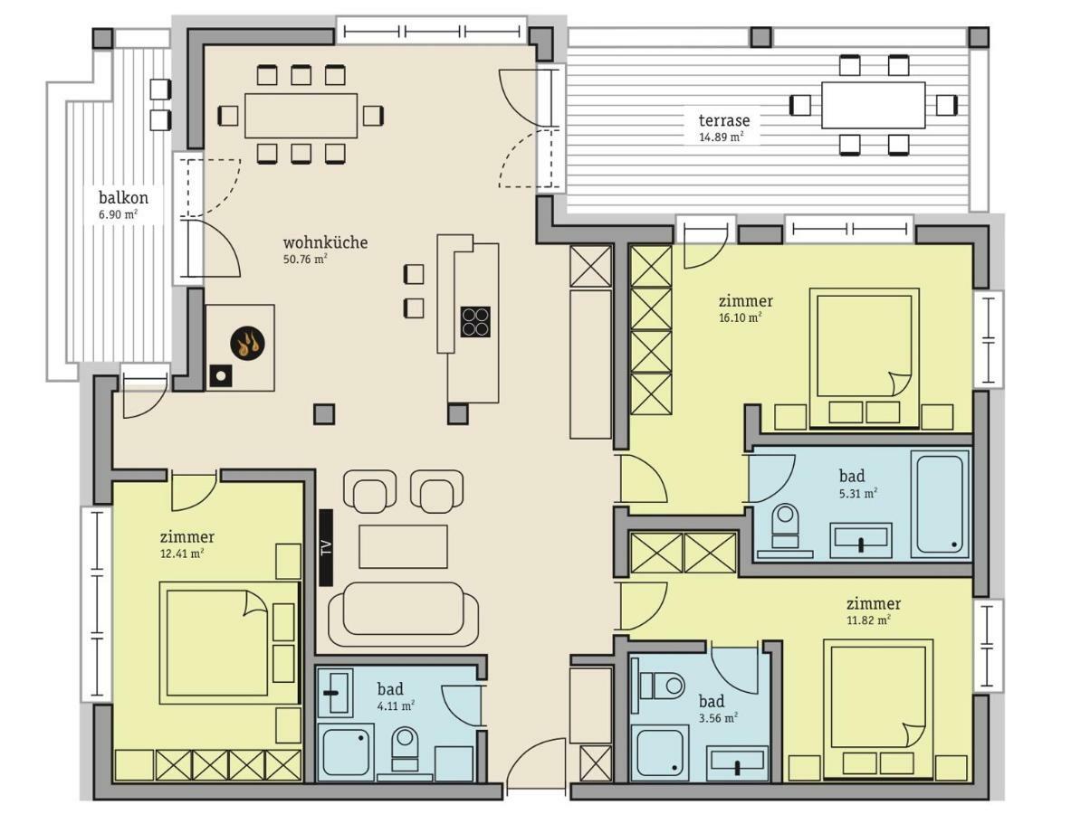 Kitzbuheler Alpen Penthouse Hollersbach Leilighet Hollersbach im Pinzgau Eksteriør bilde